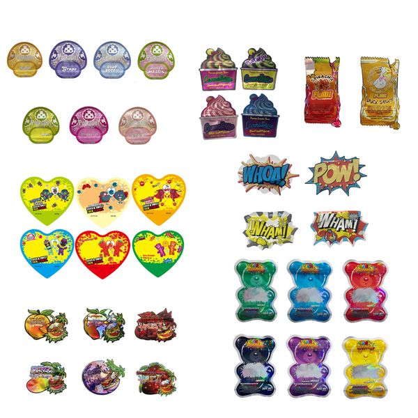 

polkadot mushroom packaging bags mylar packing bag empty apple shaped package