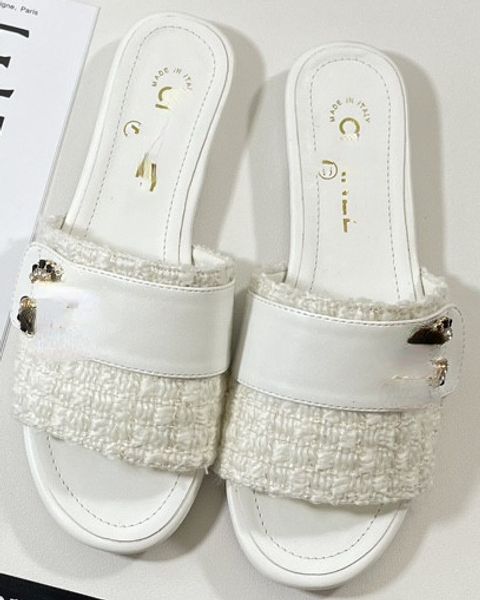 

flat slippers female daily home fashion outside wear everything, Black