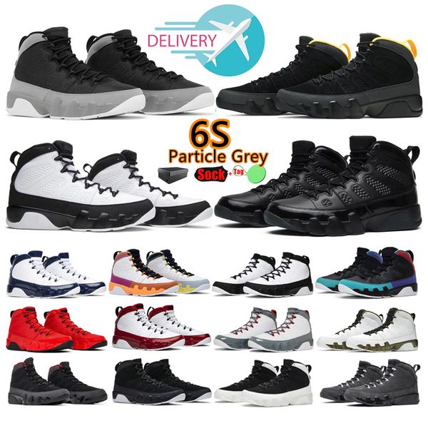 

9s men basketball shoes jumpman 9 particle grey change the world chile fir red university gold blue bred patent anthracite mens trainers spo