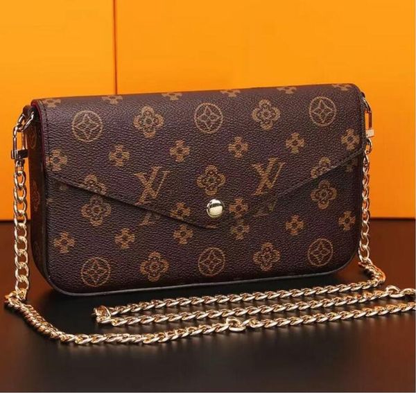

multi felicie pochette women chain bags wallet messenger leather handbags shoulder flower louiseity purse viutonity crossbody vuttons bag