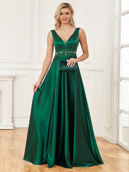 

party dresses xuibol elegant v-neck mermaid satin evening dress women bodycon emerald green formal party dress floor leng gown vestido 23050, White;black