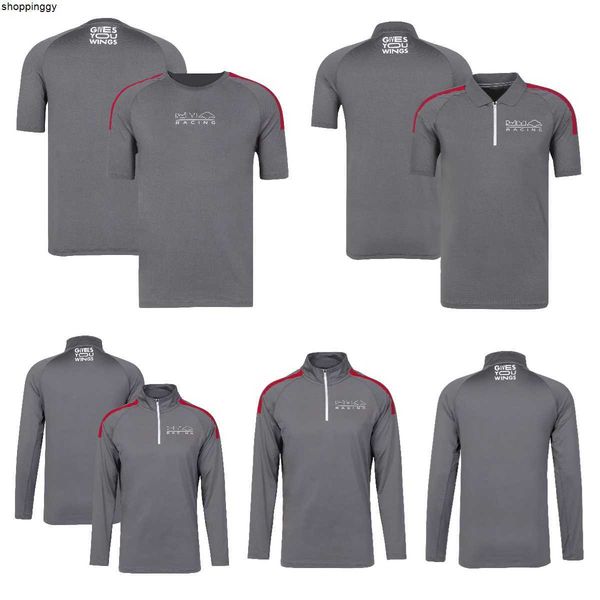 

men's t-shirts men's and women's short-sleeved t-shirts polo shirts racing sports quick-drying clothes summer f1 formula one, White;black