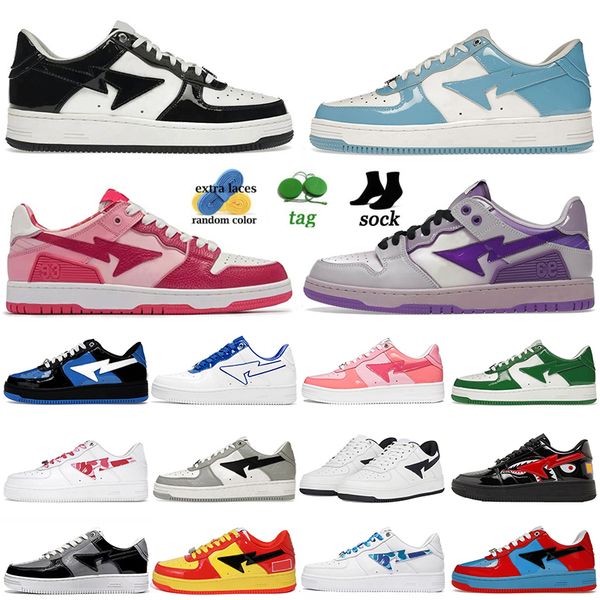 

men casual shoes a bathing sk8 sta 2023 jjjjound camo black white green red orange camouflage womens trainers sports sneakers plate-forme wi