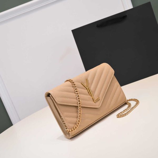 

fashion women one shoulder bag classic lambskin chain diagonal span bags r handbag zero purse card bag high-quality dinner bag