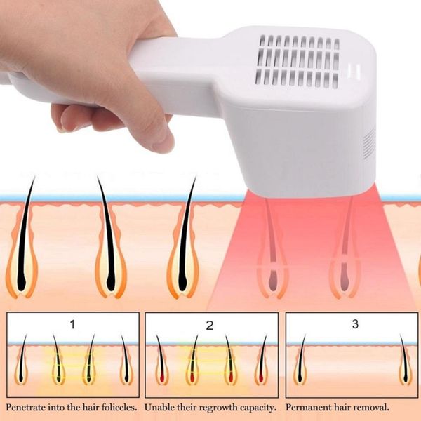 

portable full body skin rejuvenation or laser hair removal machine, Black