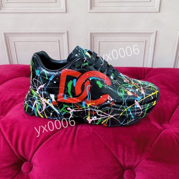 

designer brand quality men sneaker casual shoes trainers dress shoes men leather breathable for change low outdoor sports sneakers, Black