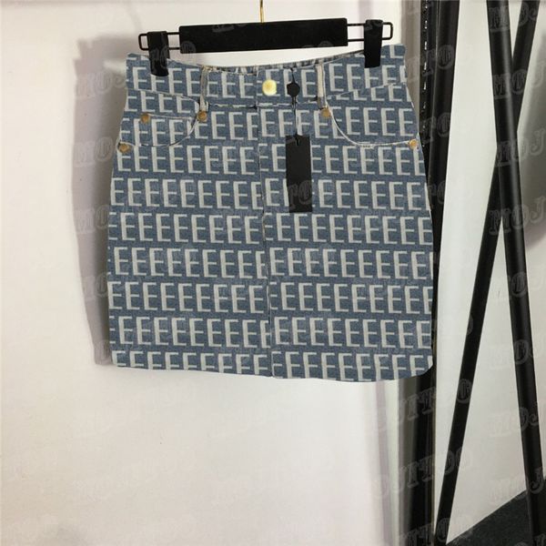 

letter print short skirts dress for women designer high waist denim skirt hiphop street style mini dress, Black