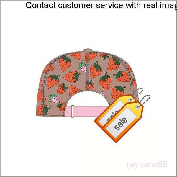 

88888823ss Quality Strawberry Baseball Caps Man's Cotton Cactus Classic Letter Ball Summer Women Sun Hats Outdoor Adjustable Sna2