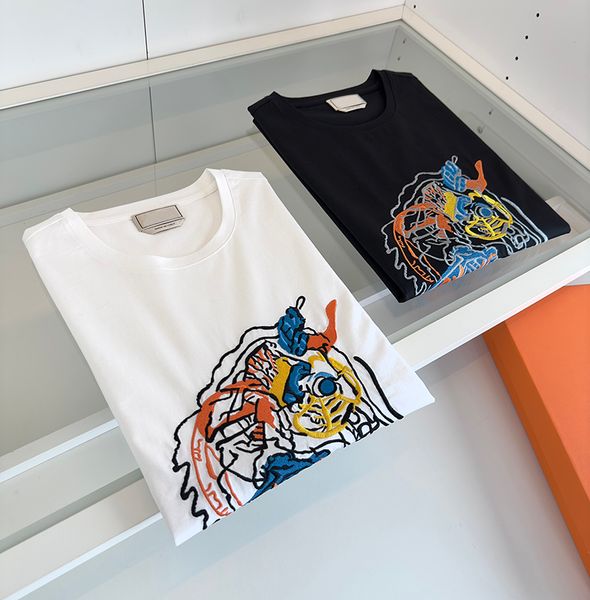 

23 summer mens designer t shirt casual man womens tees with letters print short sleeves sell luxury men hip hop clothes, White;black