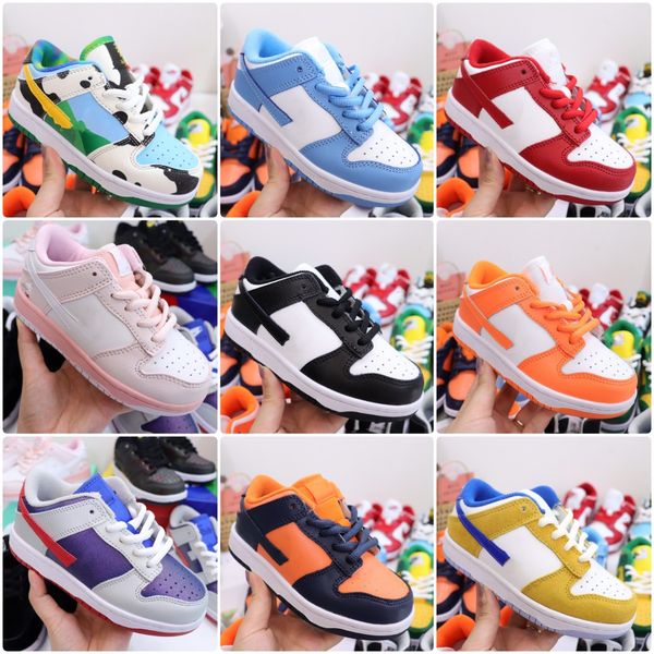 

kid shoes designer low sb s running shoes boys girls unc blue panda black white green grey fog chicago sneakers