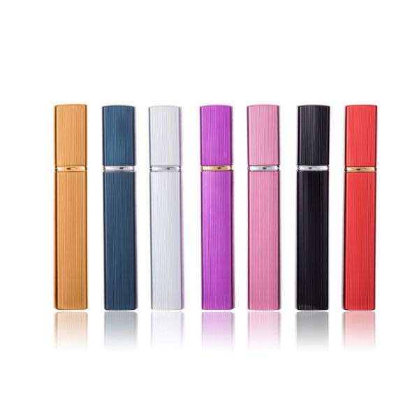 

wholesale 12ml aluminum spray bottles perfume atomizer cosmetic containers 2023
