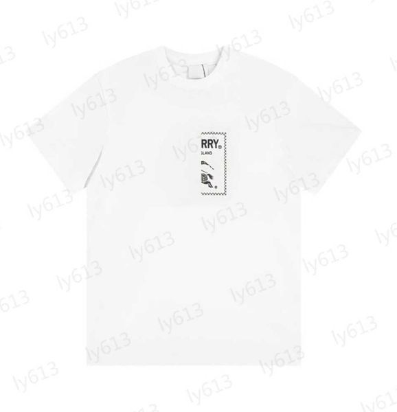 

white mens t-shirts spring summer designer casual luxury loose fit classic chest logo war horse round cotton neck short sleeve t-shirt male, White;black