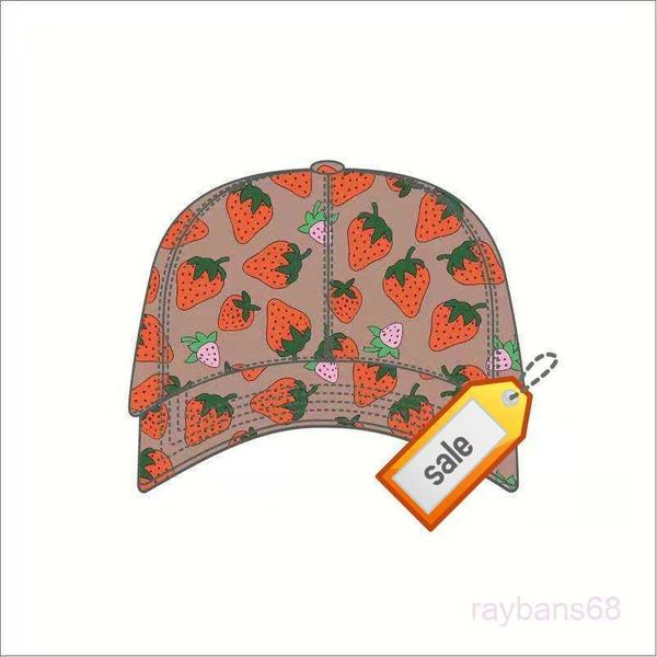 

23ss Quality Strawberry Baseball Caps Man's Cotton Cactus Classic Letter Ball Summer Women Sun Hats Outdoor Adjustable Snapback Cap13332