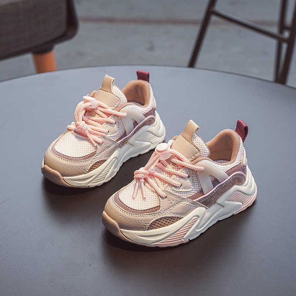 

athletic outdoor children casual mesh breathable toddler girls tennis boys sneakers platform chunky for baby kids shoes aa230503, Black