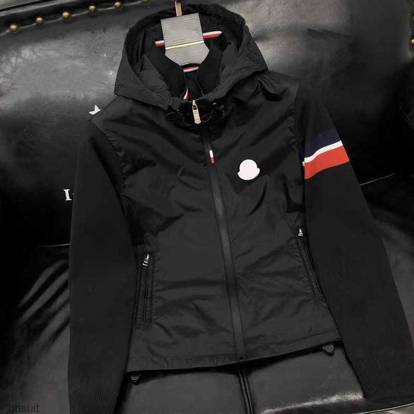 

coats windbreaker designer jacket coat man budge outwears hooded jackets streetwear junj, Black;brown