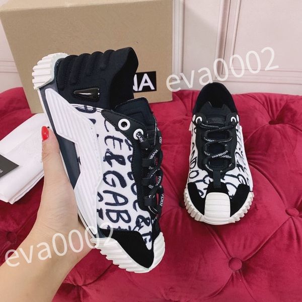 

2023 new designer flat sneaker casual shoes canvas leather white fashion platform mens womens low sneakers, Black