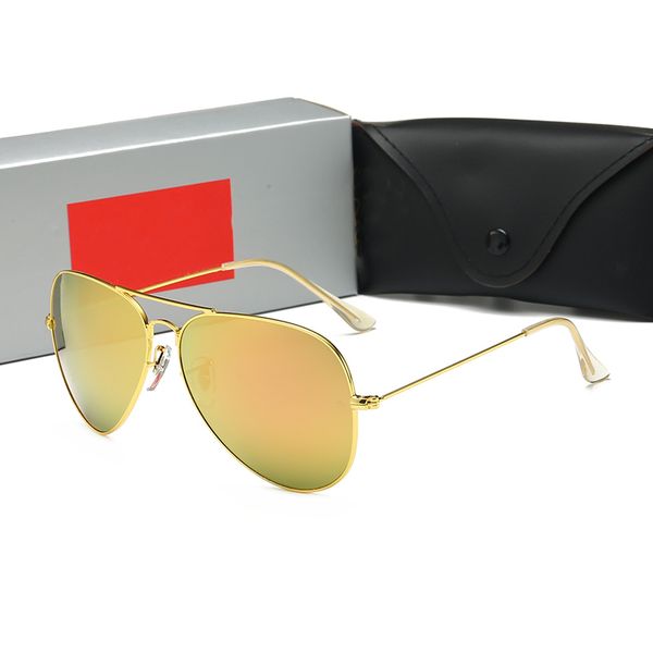 

men rao baa classic brand retro women sunglasses luxury designer eyewear 3025 bands metal frame designers sun glasses woman glasses, White;black