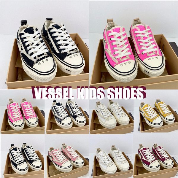 

kids shoes casual xvessel children shoes youth peace by piece pink black green white size eur31-3 k0zi#, Black;red