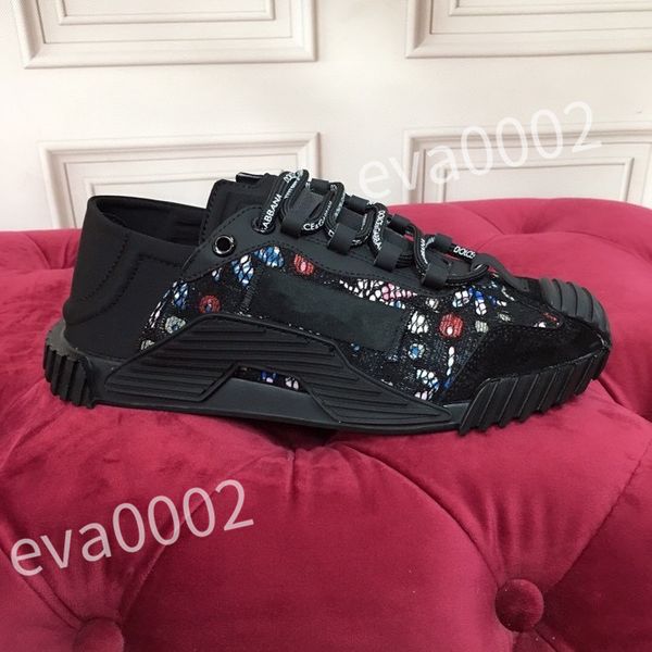 

2023 new casual shoes womens designer shoes travel leather lace-up sneaker fashion lady flat running trainers letters woman shoe platform me, Black