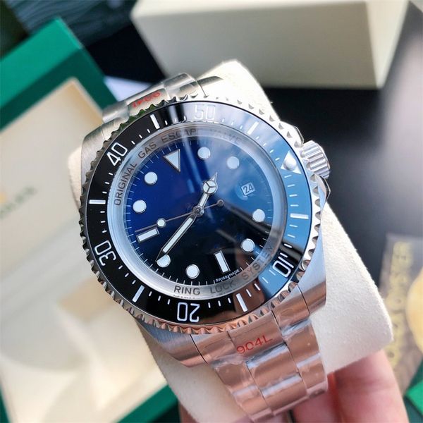

aa luxury designer mens watch automatic mechanical ceramic 44mm dial 904l stainless steel fashion classic style luminous sapphire wristwatch, Slivery;brown