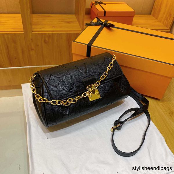 

stylisheendibags shoulder bags madeleine m45978 black women designer bags embossed letters s lock removable shoulder strap crossbody fashion