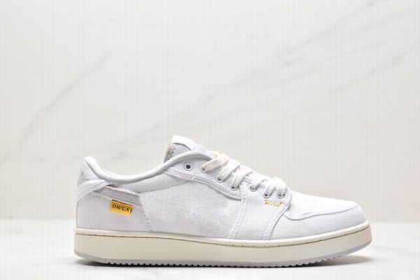 

with box 1 union ajko low basketball shoes men women white ko 1s sneaker