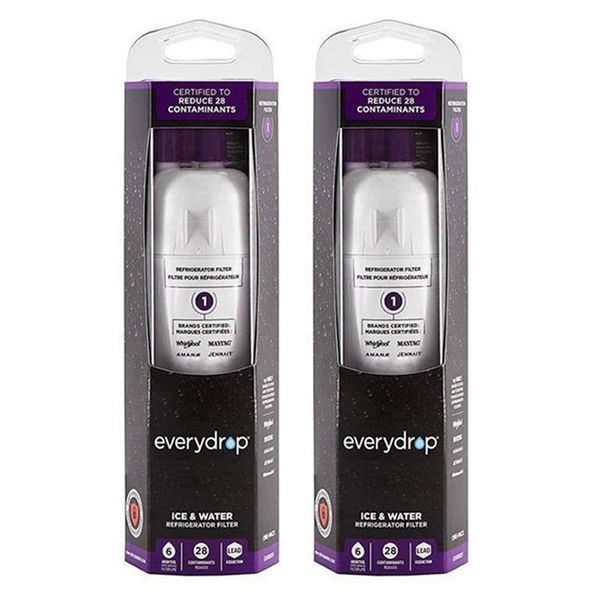 

everydrop by whirlpool edr1rxd1 refrigerator water filter 1 (2 pack)