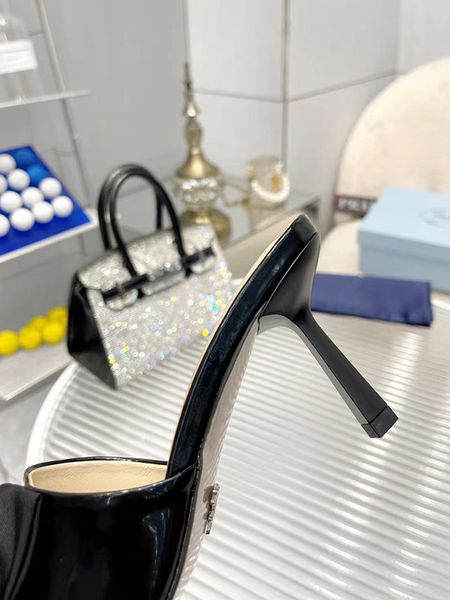 

women designer sandals wedge espadrilles black logo in leather high heels with adjustable buckle wedding 0420