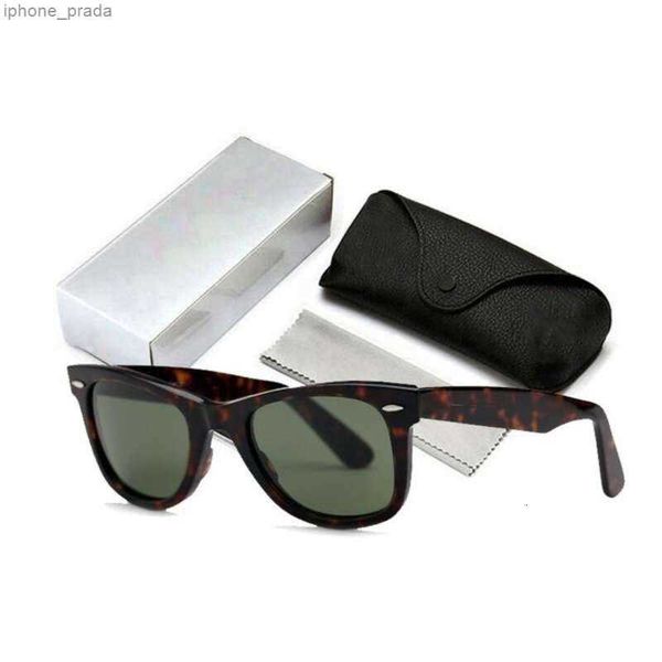 

wayfarer luxury square sunglasses men women acetate frame with ray glass lenses sun glasses for male, White;black