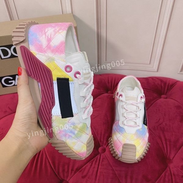 

fashion casual shoes for women flat sneakers low panda black grey fog chunky glow triple dunks strange shoes
