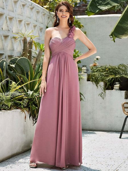 

party dresses plus size evening dresses strapless one-shoulder chiffon floor-length gown of blush luxury bridesmaid dress 230504, White;black