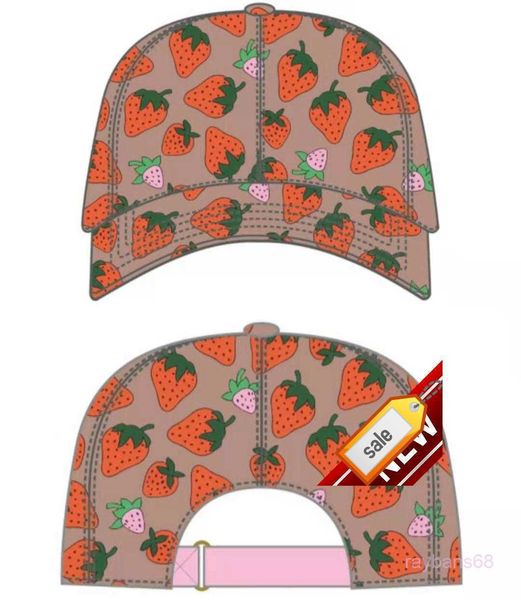 

quality 23ss strawberry baseball caps man's cotton cactus classic letter ball summer women sun hats outdoor adjustable snapback cap222, Blue;gray