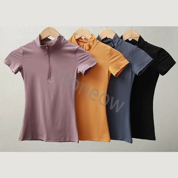 

yoga outfit cool and quick drying exercise short sleeved t-shirt tight fitness studio running yoga suit short sleeved summer