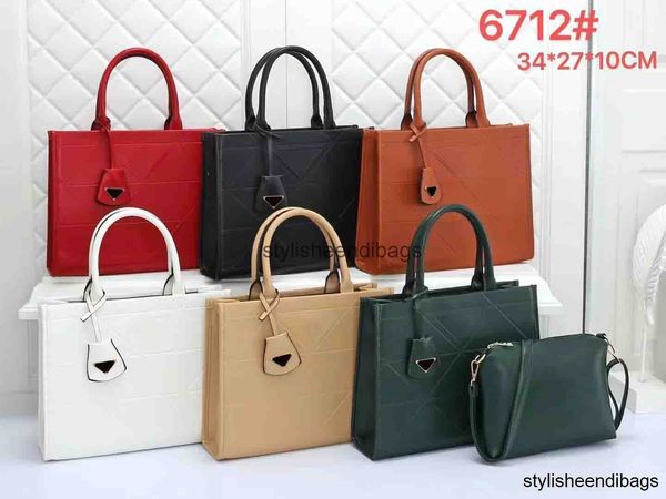 

totes designer fashion triangle sign totes bags 2pcs/set with coin purse woman luxurys hobo men bag lady womens mens crossbody tote shoulder