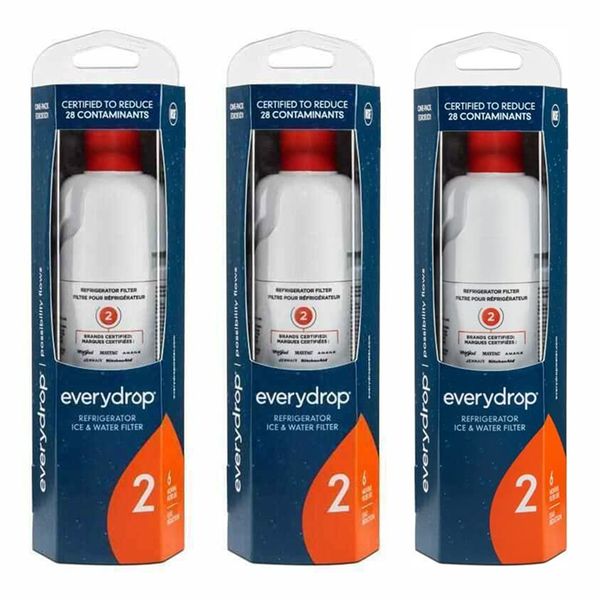 

3pk edr2rxd1 everydrop by whirlpool ice & refrigerator water filter 2 p9wb2l & edr2rxd1 compatible (pack of 3)