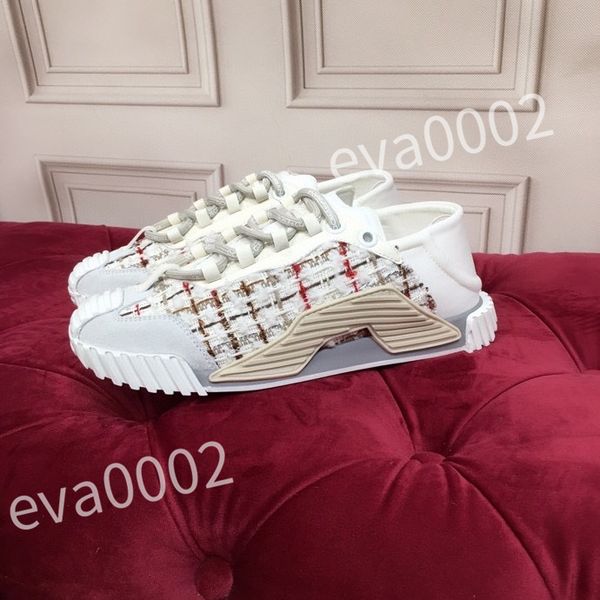 

new luxury casual shoes womens designer shoes travel leather lace-up sneaker fashion lady flat running trainers letters woman shoe platform, Black