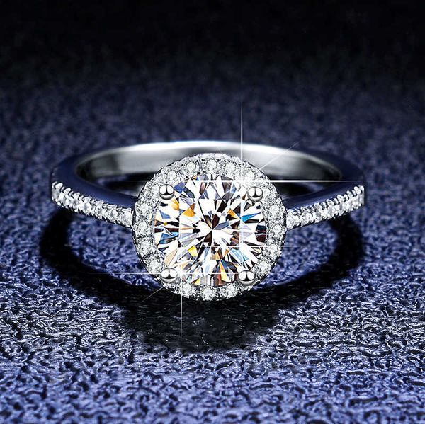 

wedding rings upplier jewelry design customized wedding engagement ring s925 sterling silver circular moissanite rings, Slivery;golden