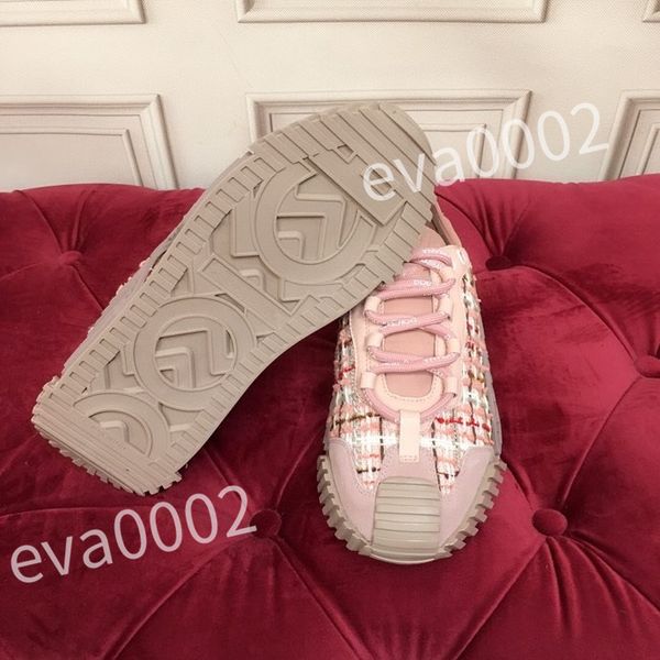 

new casual shoes womens designer shoes travel leather lace-up sneaker fashion lady flat running trainers letters woman shoe platform men, Black