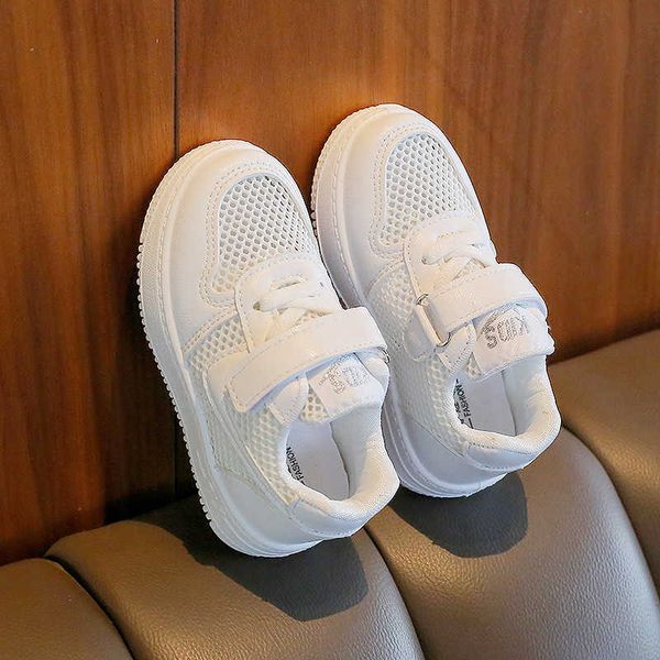 

athletic outdoor tennis sneaker baby girls spring fashion white running kids shoes children casual shoes mesh sneakers boys sport breathable, Black