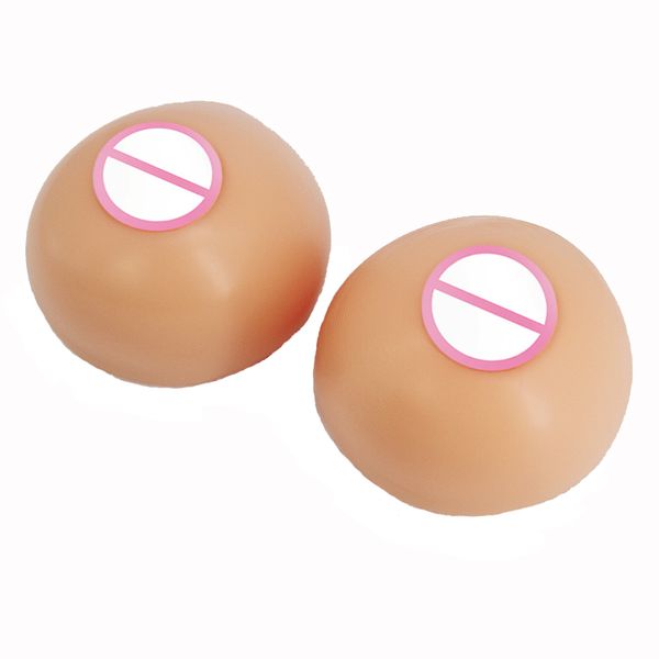 

costume accessories realistic silicone boobs sissy fake breast anime cosplay cartoon characters easy paste wear crossdresser she, Silver