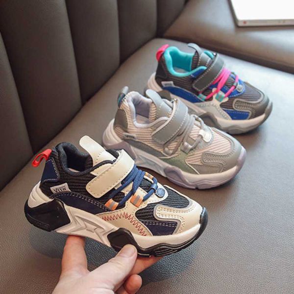 

athletic outdoor children casual sneakers fashion girls boys breathable mesh running comfortable soft bottom kids shoes zapatos informales a, Black