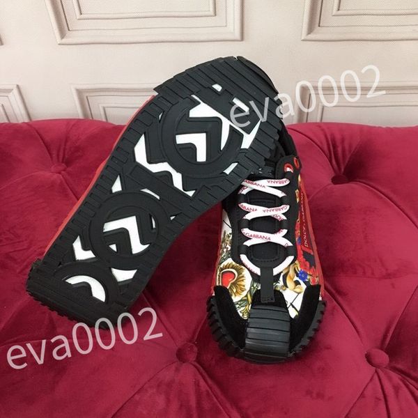 

new luxury designer flat sneaker casual shoes canvas leather white fashion platform mens womens low sneakers, Black