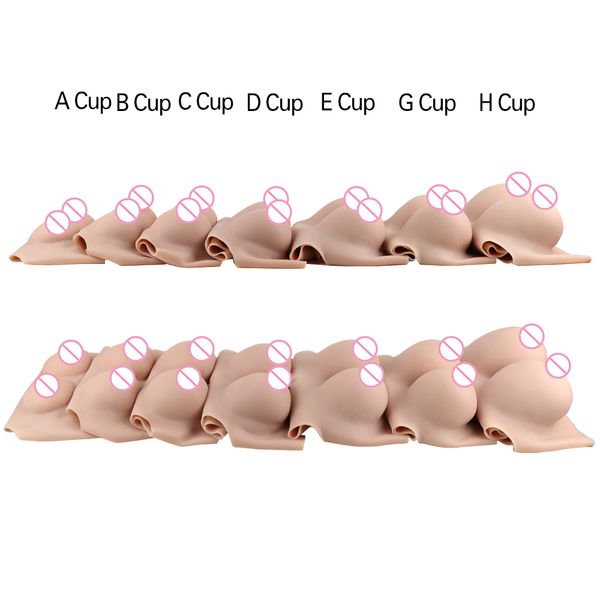 

costume accessories fake boobs big tis for crossdresser silicone breasts enhancer dragqueen tranvestismo sissy false chest h cu, Silver