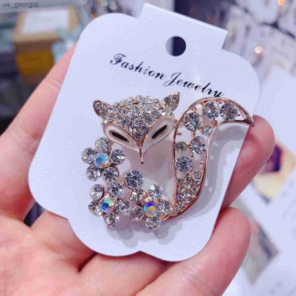 

pins brooches ladies brooch women's simple fashion fox corsage sweater coat accessories brooch for women animal party wedding brooches, Gray