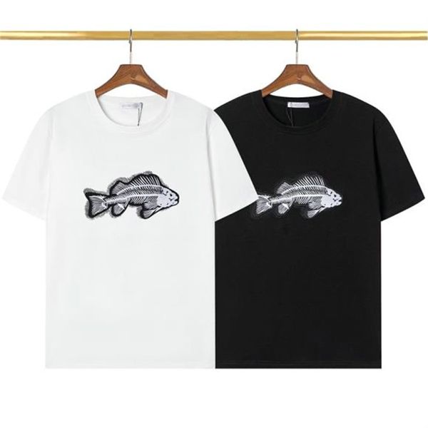 

men's t-shirt short sleeve trend designer sports casual women's t-shirt summer pure cotton casual letter short sleeve clothing #02, White;black