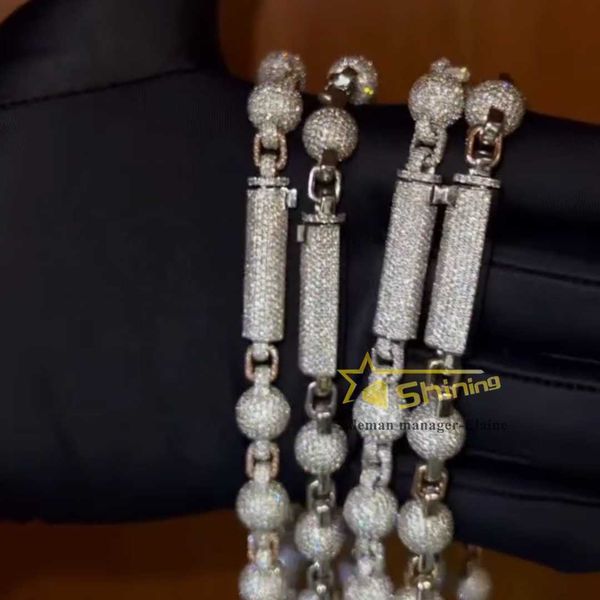 

fashion jewelry pass diamond tester chain for men gold plated necklace, Silver