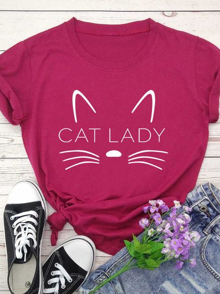 

cute cat face lady print men t shirt short sleeve o neck loose men tshirt ladies tee shirt camisetas mujer, White;black