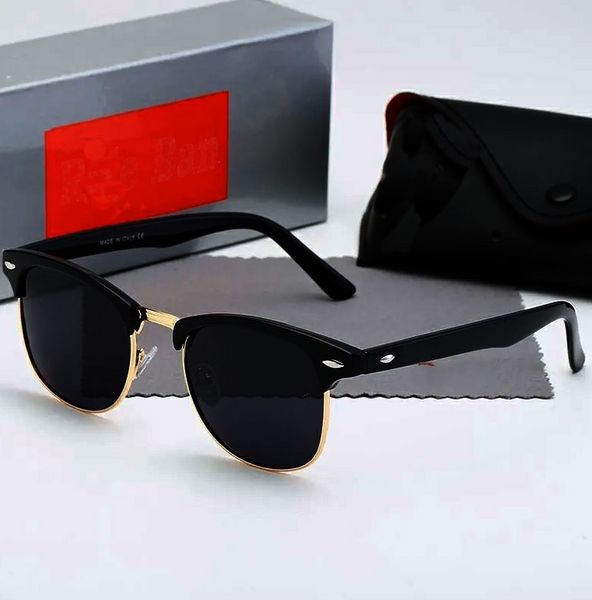 

men classic sunglasses designer polarized glasses men's and women's same model band 3016 sunglasses uv400 sunnies metal frame pola, White;black