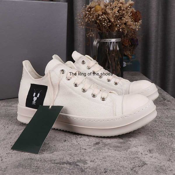 

rick casual shoes men's board shoes ro owens low canvas women's sneakers