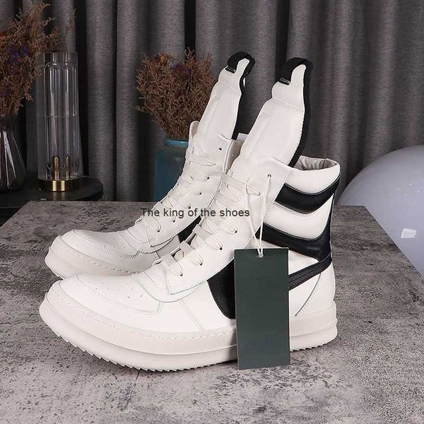 

rick men's casual shoes hooks ro owens wihte high- women's sneakers